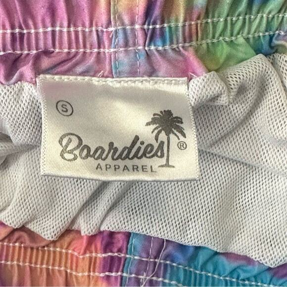 Boardies Swim Shorts Mens S Tie Dye Trunks Boardshort Lined Pockets Beach Summer - Picture 3 of 8